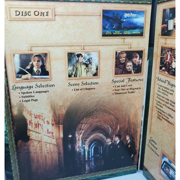 Harry Potter And The Chamber Of Secrets DVD Full Screen Edition No Scratches - Picture 7 of 12
